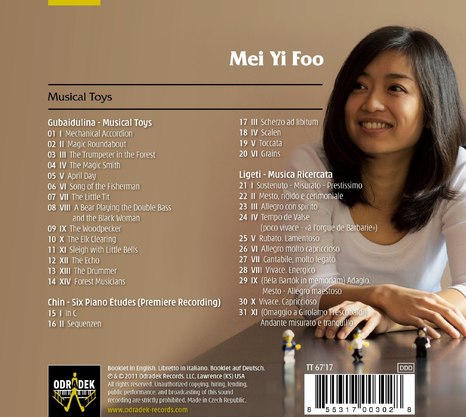 Mei Yi Foo , Musical Toys on Odradek Records
