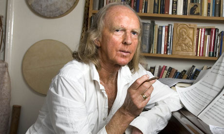 Sir John Tavener, photographed in 2007